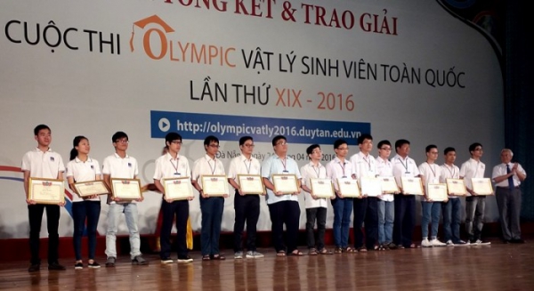 PVU đạt giải cao tại kỳ thi Olympic sinh viên toàn quốc 2016